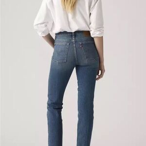 Levi’s Wedgie Straight Blue Denim Jeans